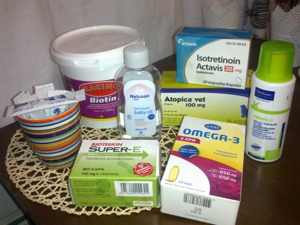 Hilma’s current medication and supplements